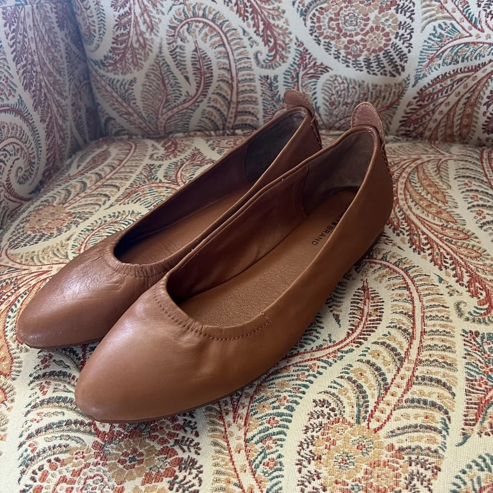 Lucky Brand Leather Ballet Flats in Brown 🤎 - Picture 4 of 5